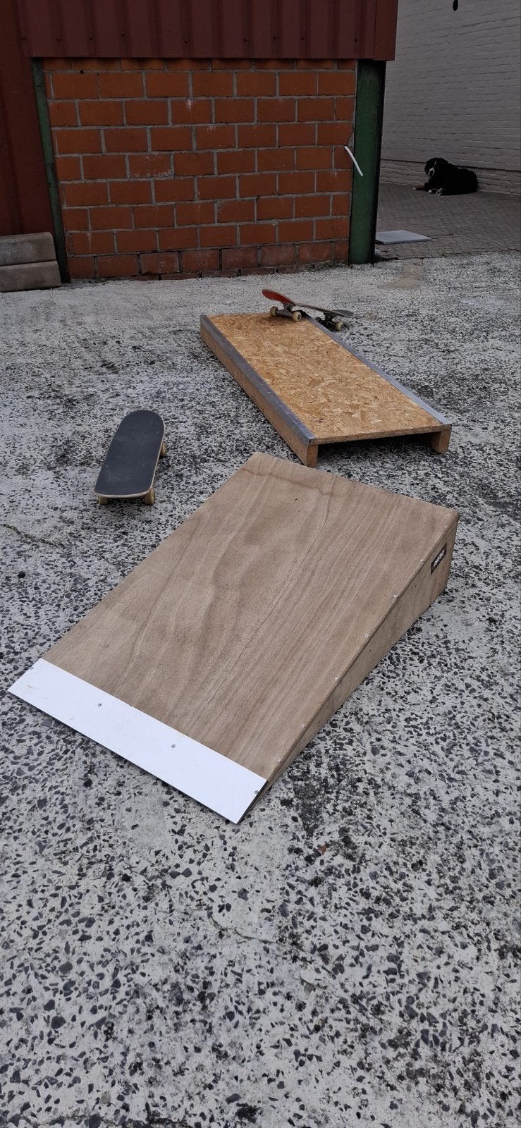 Skateschans, Ophalen, Skateboard