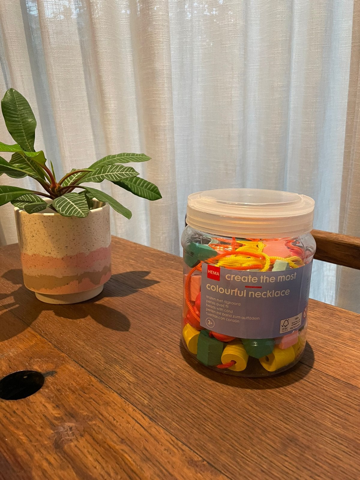 Houten kralen, Ophalen, Zo goed als nieuw