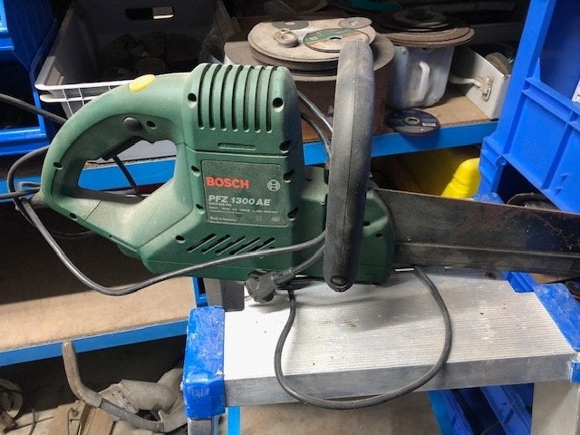 Bosch reciprozaag , bouwzaag, Ophalen, 70 mm of meer, Zo goed als nieuw, Bosch groen
