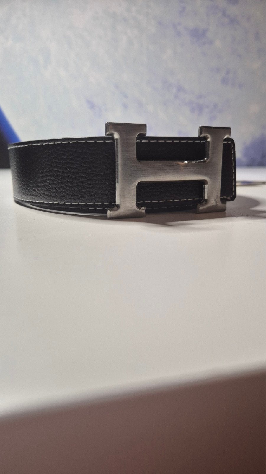 Hermès riem zwart, Kleding | Heren, Riemen en Ceintuurs, Hermès, Verzenden, Zwart, 115 cm of meer