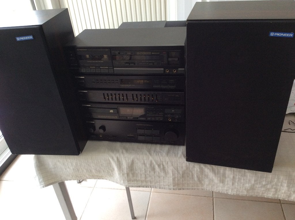 Stereoketen Pioneeer met bijhorende luidsprekers, Audio, Tv en Foto, Gebruikt, Cassettedeck, Pioneer, Losse componenten
