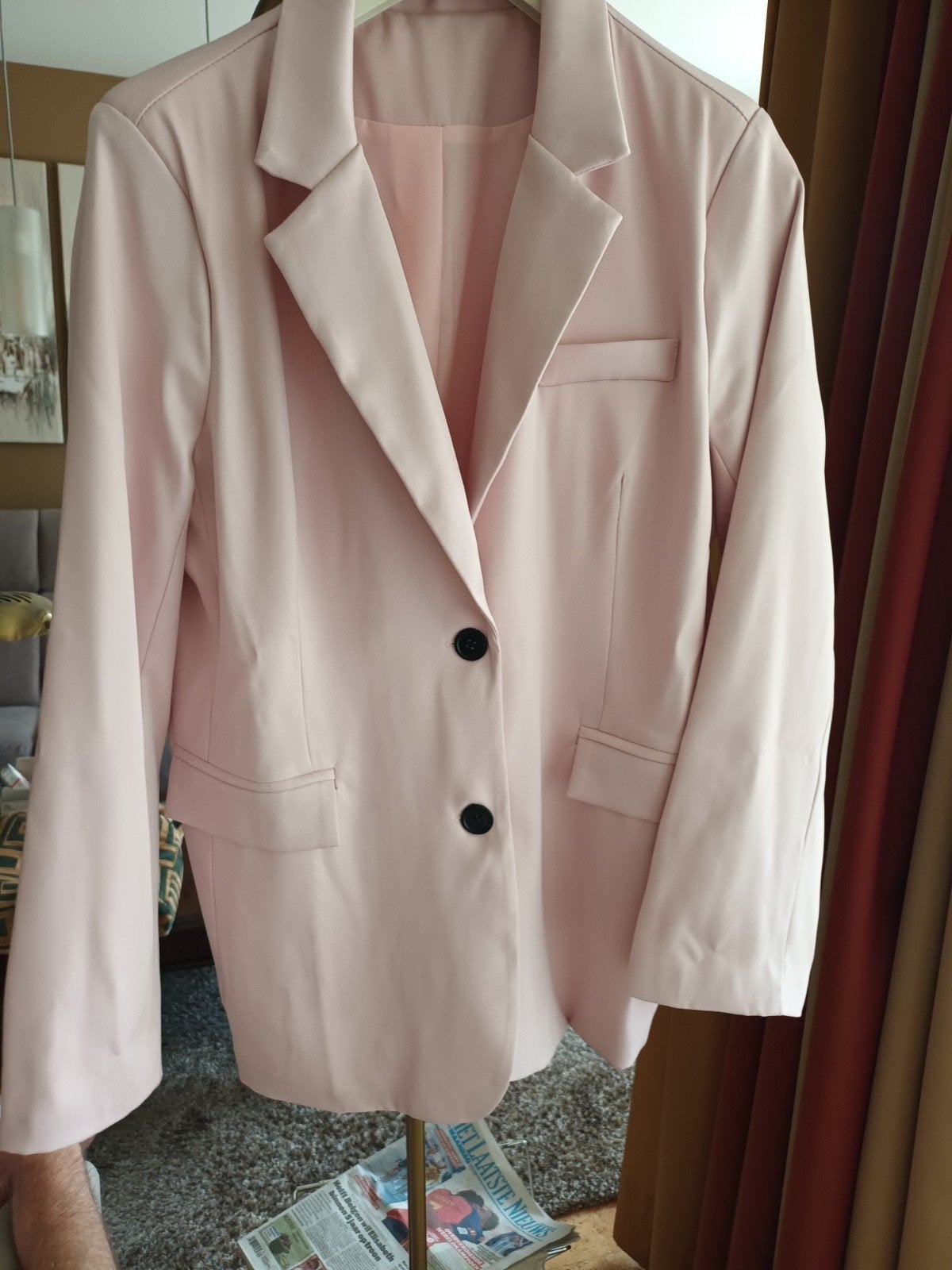 volledig nieuwe lichte blazer   l, Kleding | Dames, Jasjes, Kostuums en Pakken, Ophalen of Verzenden, Maat 42/44 (L), Roze