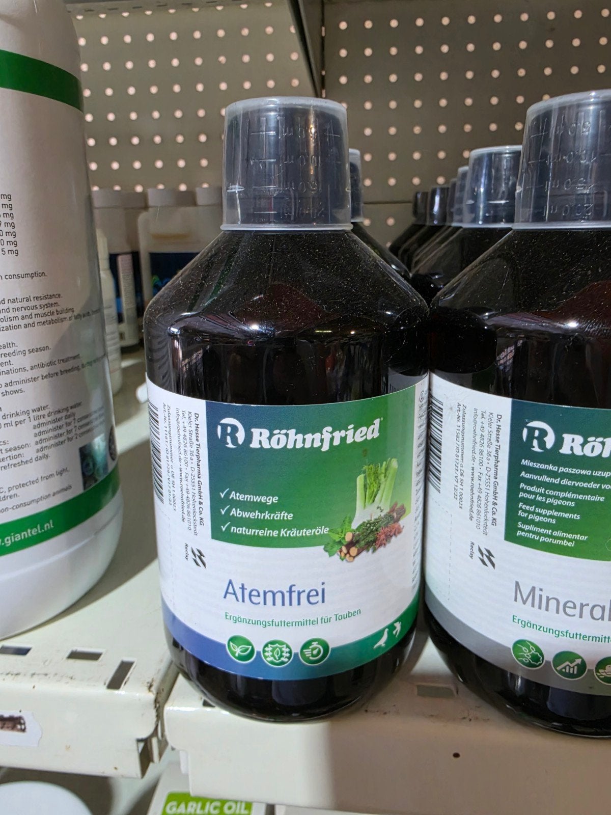 Atemfrei ( ademvrij ) - 500 ml, Dieren en Toebehoren, Pluimvee | Toebehoren, Ophalen, Nieuw, Overige typen
