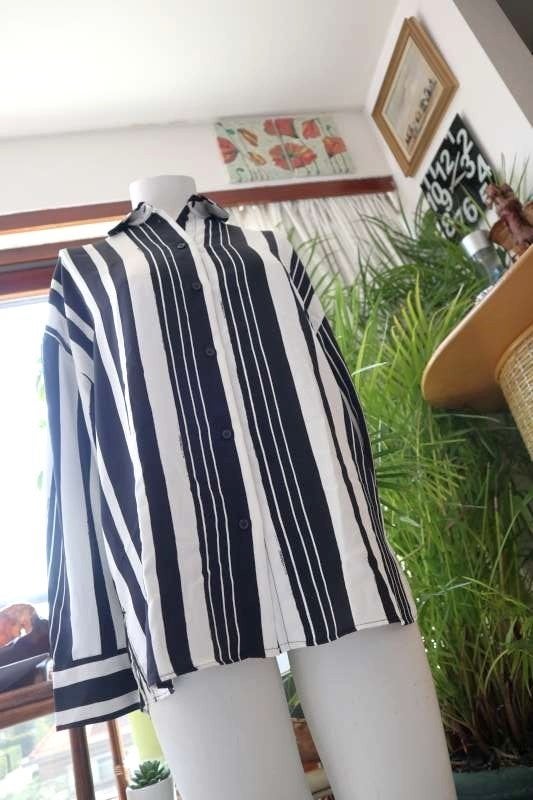 bijzonder speciaal zwart wit blouse, Maat 38/40 (M), Wit, Nieuw, Ophalen of Verzenden