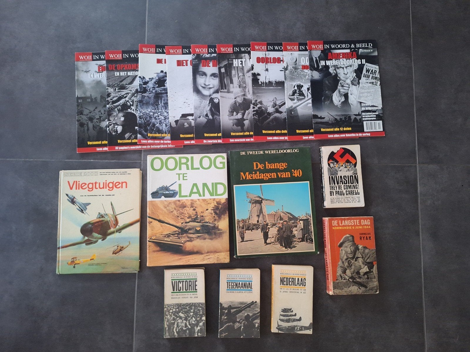 Lot de livres sur la Seconde Guerre mondiale, Enlèvement ou Envoi
