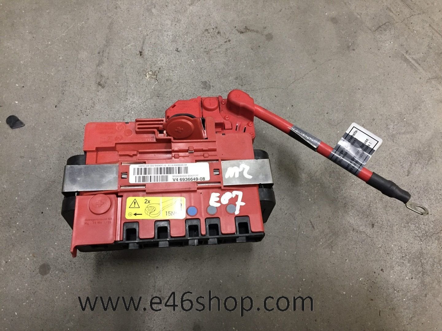 Accupool klemmen met ongeval sensor BMW 118I E87 oe 6988973, Auto-onderdelen, Gebruikt, -, -, Ophalen of Verzenden