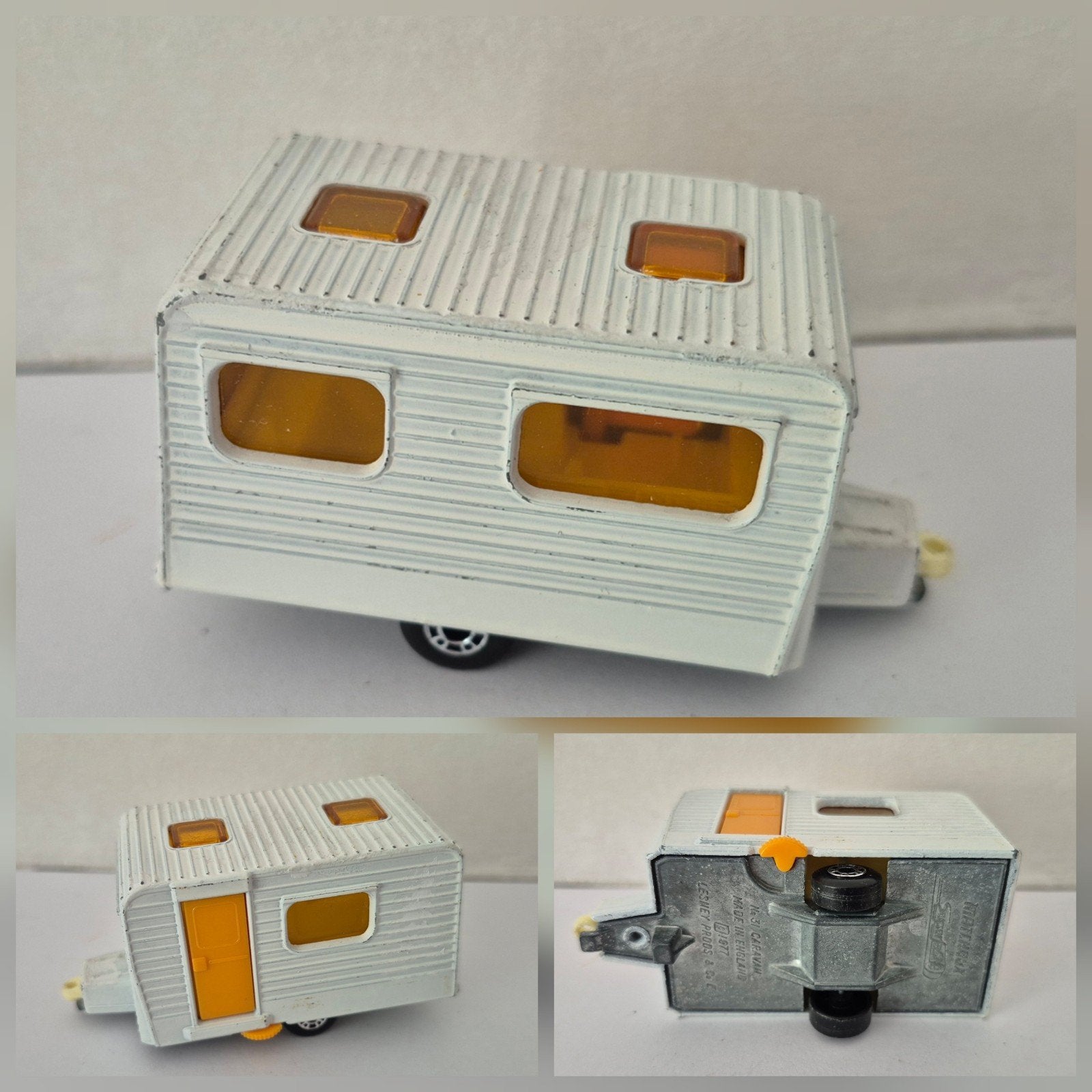 Matchbox SF 31-C 1977 Caravan (orange door), Enlèvement ou Envoi, Utilisé, Autres types