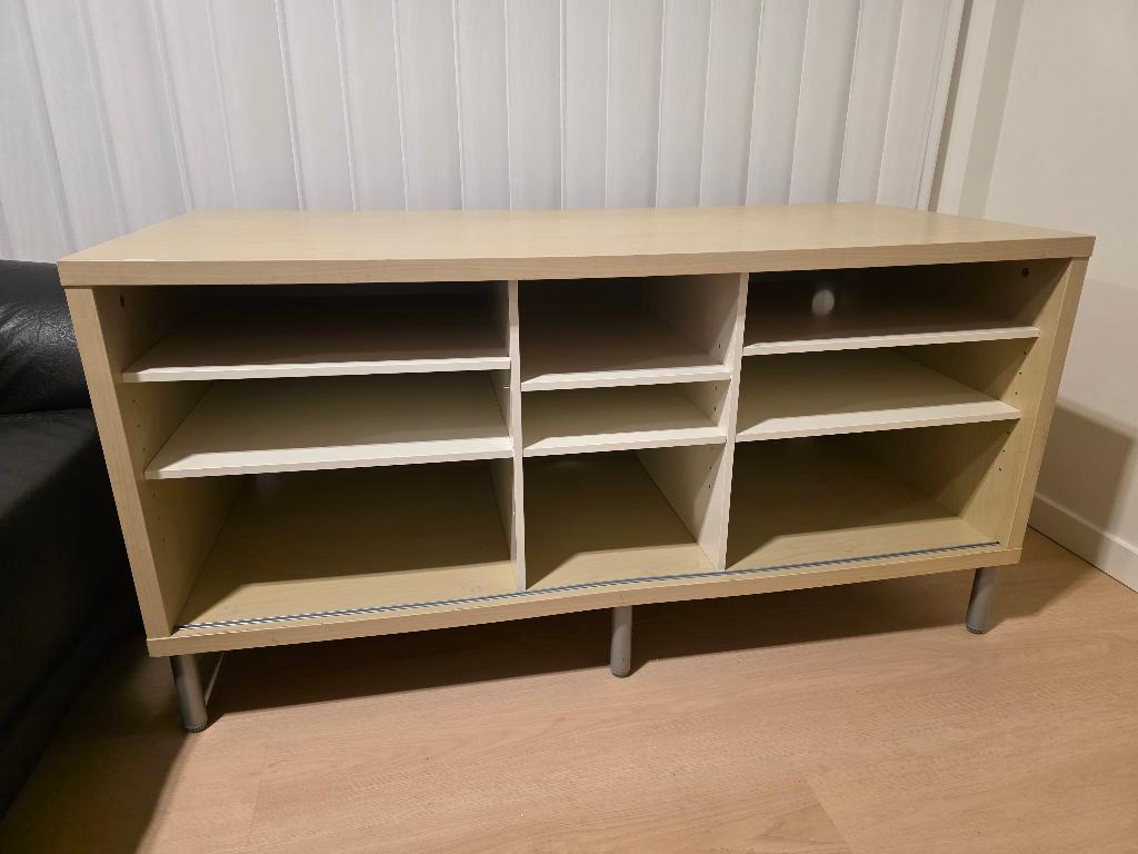 TV meubel 130x59x65, Huis en Inrichting, Kasten |Televisiemeubels, Ophalen, Gebruikt, 100 tot 150 cm, Minder dan 100 cm