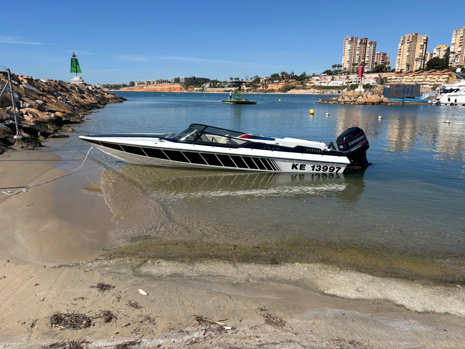 G-craft 21ft evinrude 200pk 2takt in nette staat met trailer, Ophalen, Zo goed als nieuw
