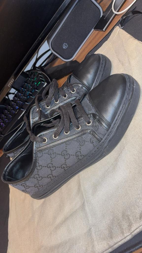 Chaussures gucci noir Vrai, Ophalen, Zo goed als nieuw, Zwart