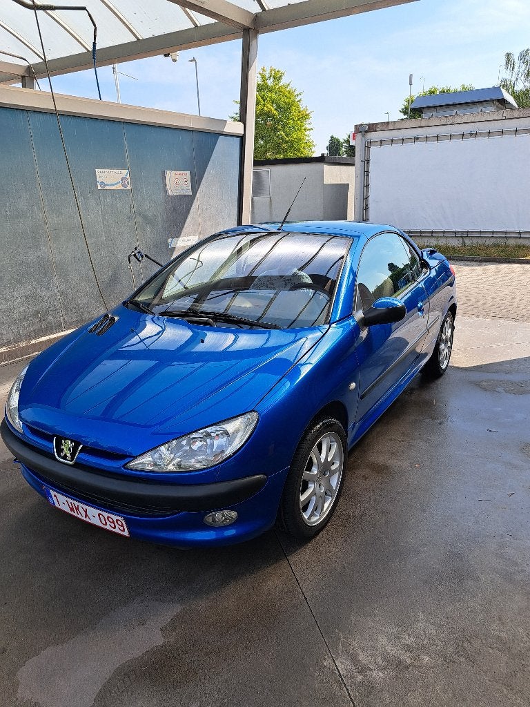 Peugeot 206 cc, Autos, Cruise Control, Boîte manuelle, Bleu, 2 portes