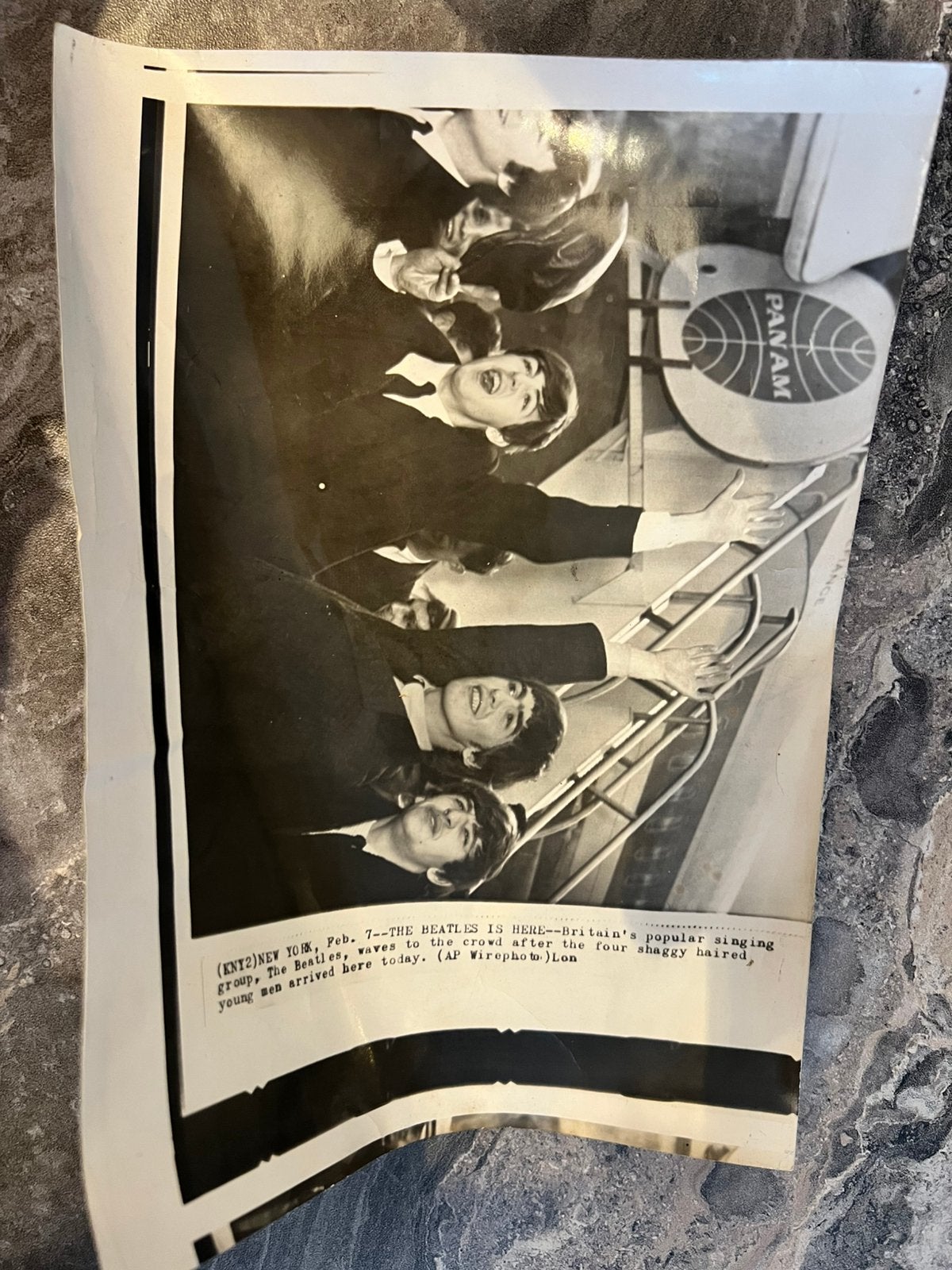 Persfoto The Beatles, Enlèvement ou Envoi, Photo