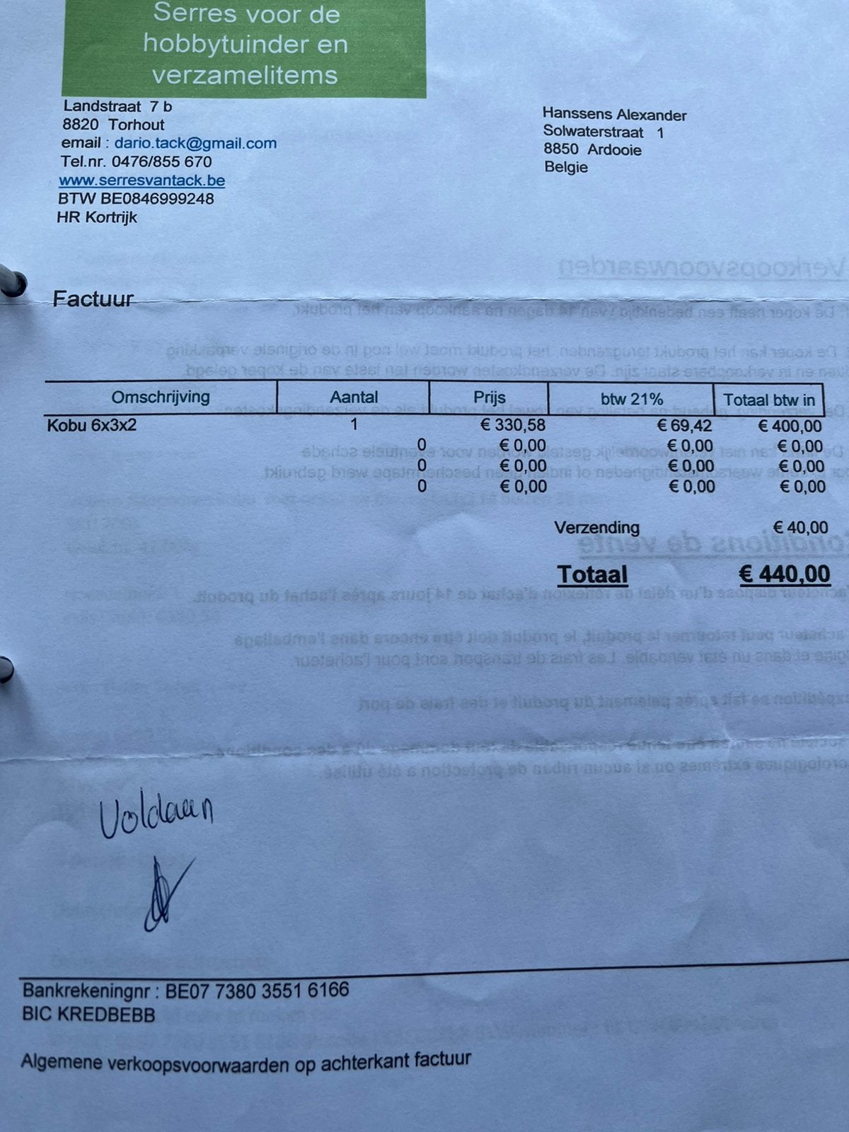 Kippenren 6x3x2, Dieren en Toebehoren, Ophalen, Nieuw, Kippenhok of Kippenren