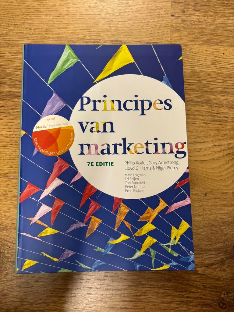 Principes van marketing (7e editie), Boeken, Verzenden, Zo goed als nieuw, Economie en Marketing
