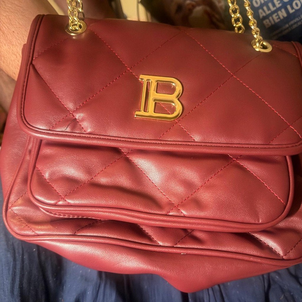 Bordeaux handtas, Ophalen of Verzenden, Nieuw, Rood, Handtas