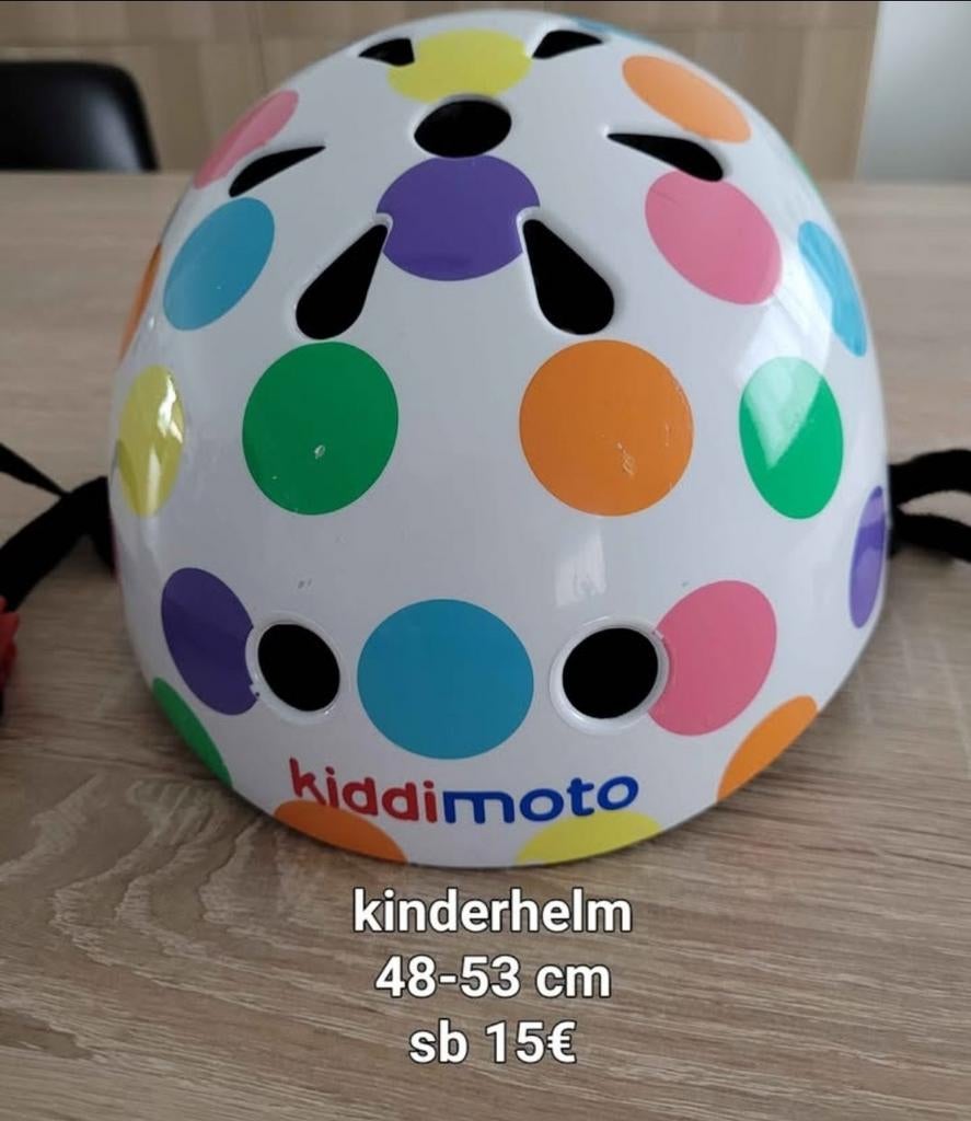 Fietshelm kiddimoto S (48-53 cm), Fietsen en Brommers, Ophalen, S