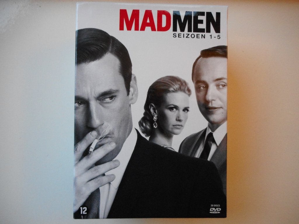 Mad Men - Seizoen 1-5 in box, Ophalen of Verzenden, Zo goed als nieuw, Seizoen 1