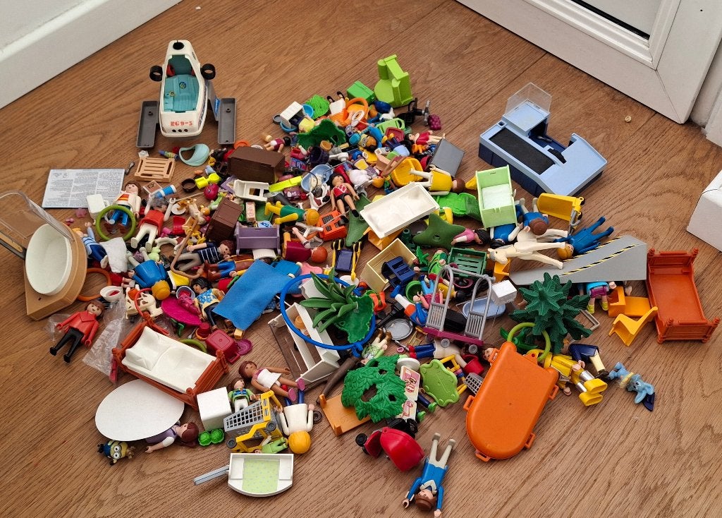 énorme lot accessoires meubles et figurines playmobil, Enlèvement, Utilisé, City life, Figurines