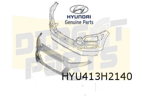 Hyundai Kona 11/17-2/21 afdekking voorbumper (te spuiten) Or, -, -, Nieuw, Bumper