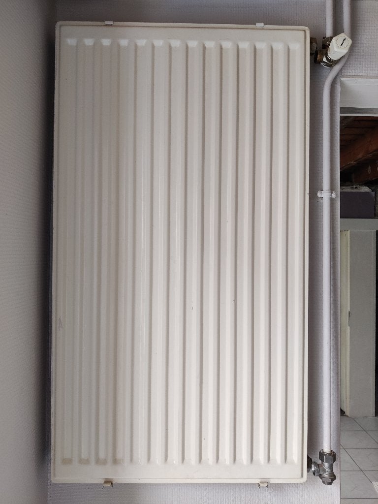 Eenpaneelsradiator 50 x 90 cm aansluiting via zijkanten, Ophalen, 30 tot 80 cm, Gebruikt, Radiator