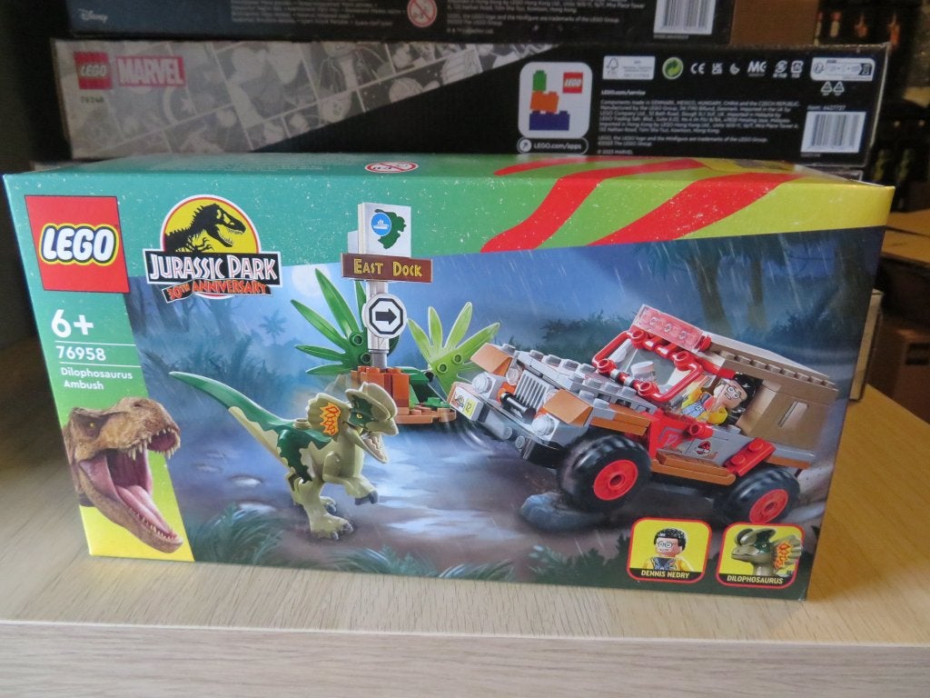 Lego Jurassic World 76958 Dilophosaurus Ambush (2022), Kinderen en Baby's, Speelgoed | Duplo en Lego, Jurassic World, Lego, Nieuw