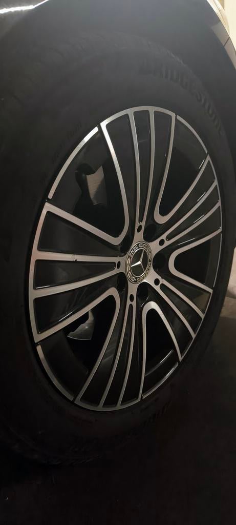 Mercedes 18 inch orginele velgen met banden Bridgestone M+S, Auto-onderdelen, Banden en Velgen, Ophalen, 18 inch, Nieuw, All Season
