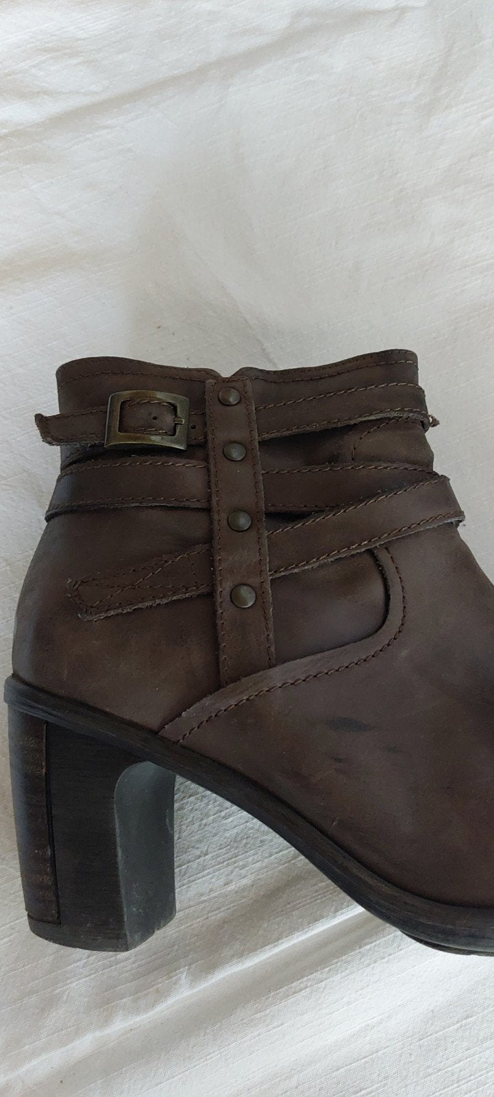 laarsjes 38, Vêtements | Femmes, Enlèvement ou Envoi, Brun, Boots et Botinnes, Porté