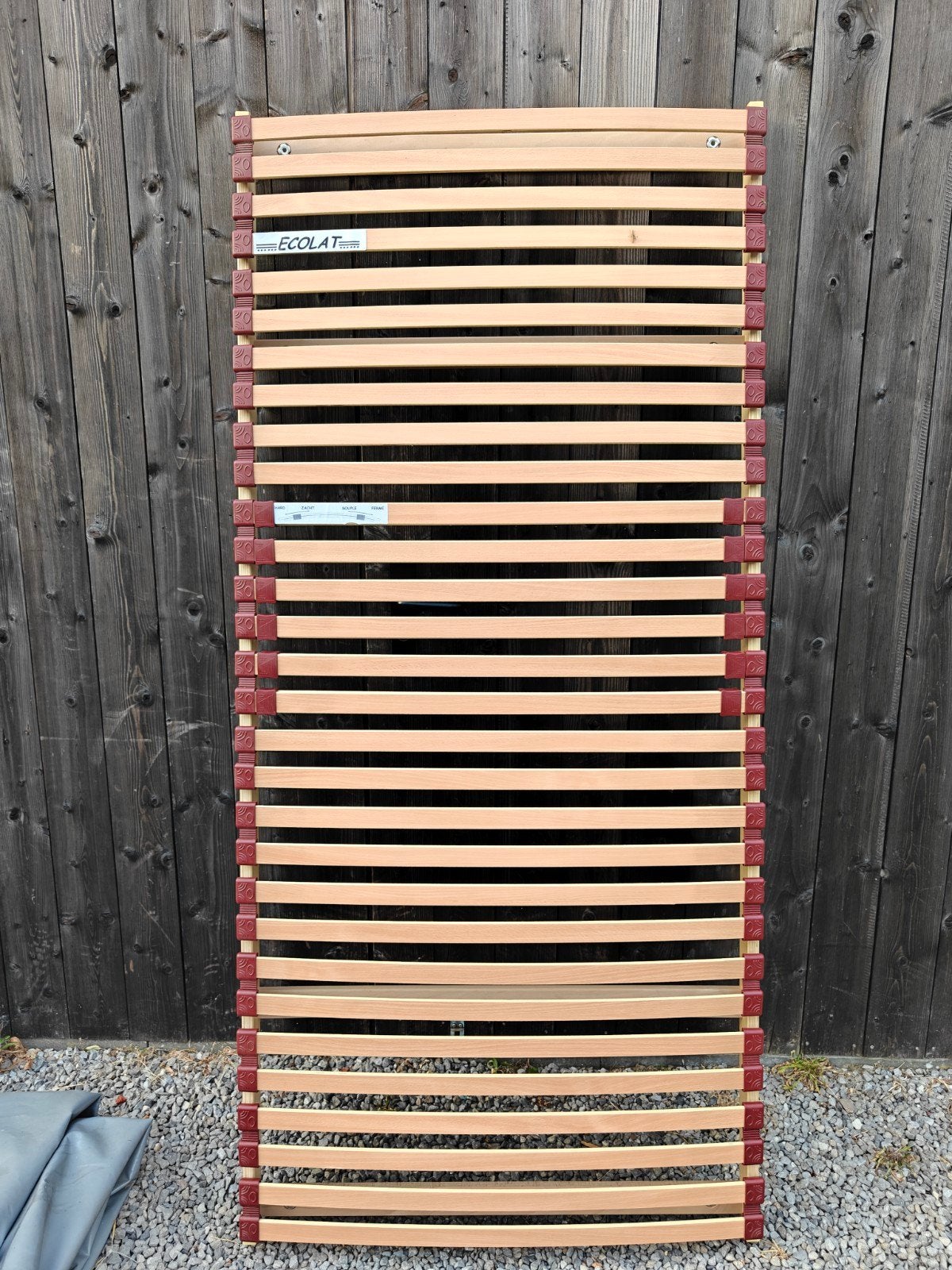 Lattenbodem 1 persoonsbed 90x200, Huis en Inrichting, Slaapkamer | Matrassen en Bedbodems, Ophalen, 90 cm, Eenpersoons, Zo goed als nieuw