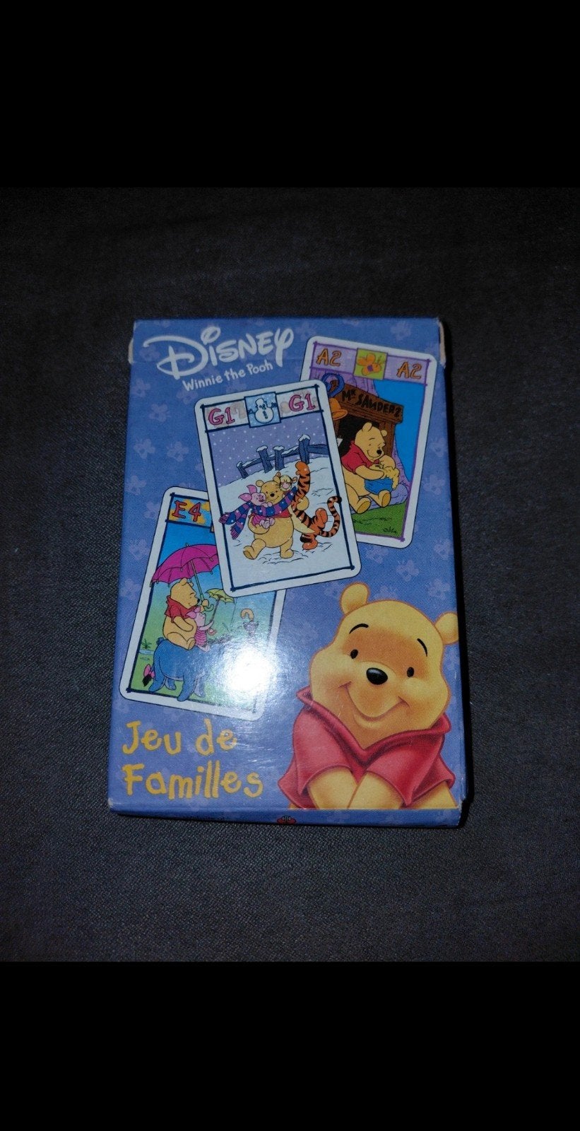 Jeu de cartes jeu de familles winnie l'ourson, Collections, Enlèvement