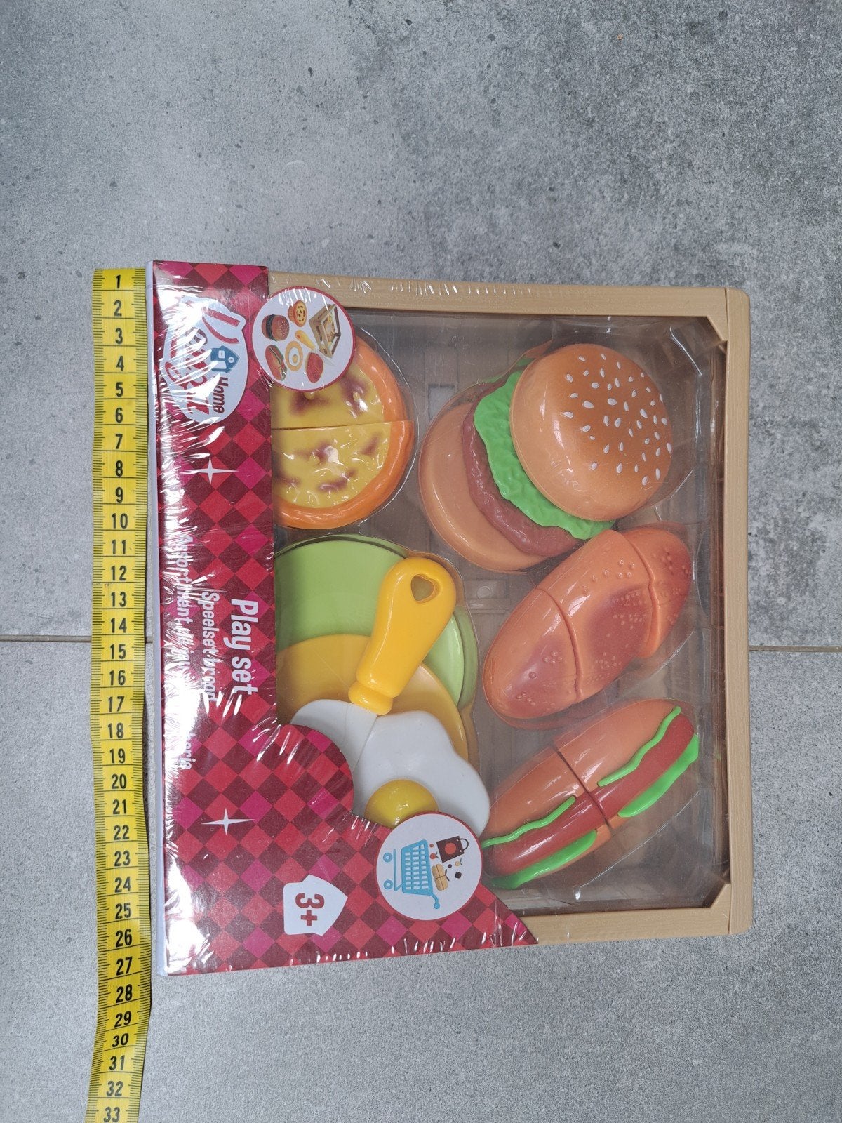 Nieuw plastic speelset brood, Ophalen