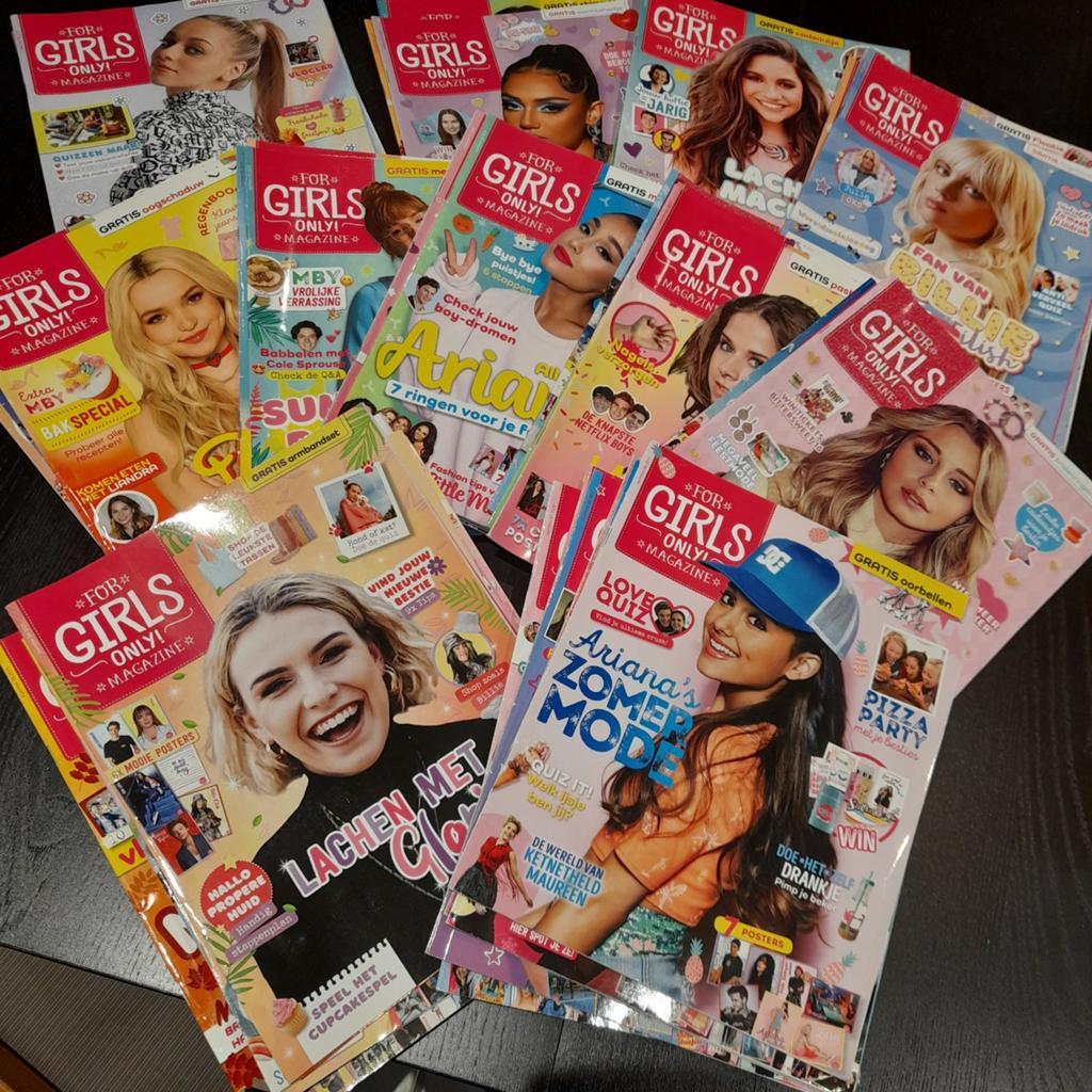 Lot magazines "For girls only" 57 stuks!, Boeken, Ophalen