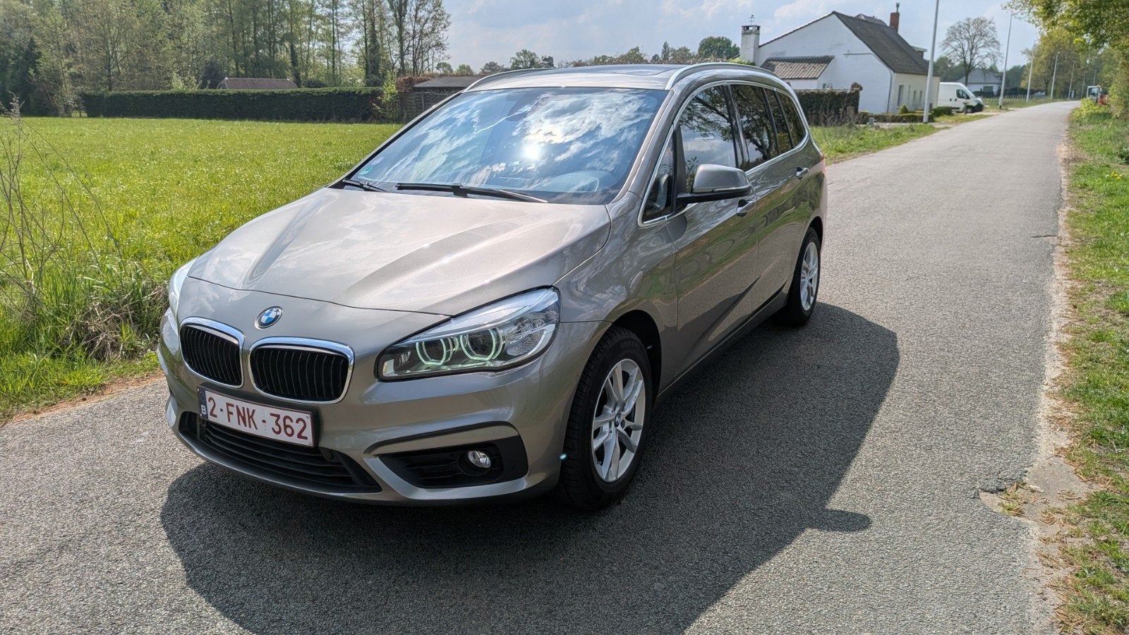 BMW 218i Gran Tourer in nette staat met 129674km, Handgeschakeld, 5 deurs, Particulier, 3 cilinders