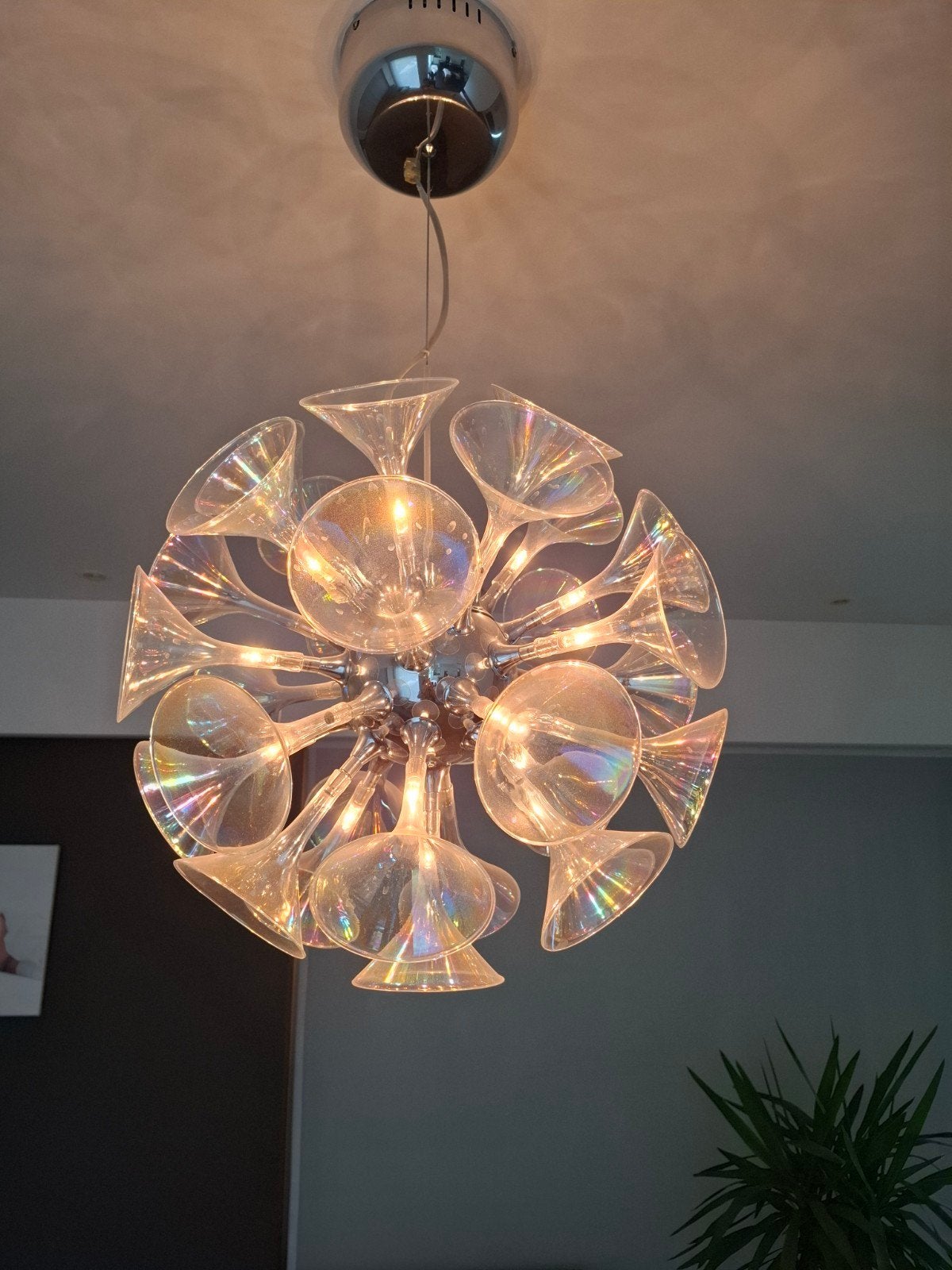 Linea Verdace luster met ledlichtjes, Ophalen