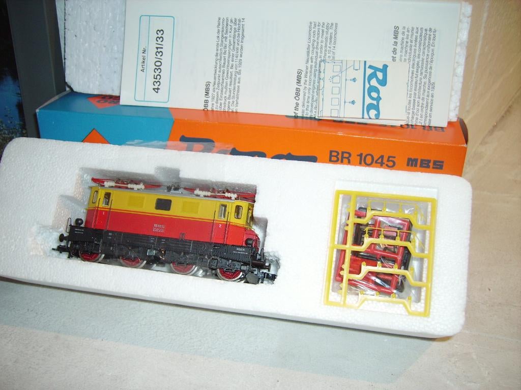 LOCOMOTIVE ÉLECTRIQUE ROCO DE LA MBS, Analogique, Enlèvement ou Envoi, Comme neuf, Roco