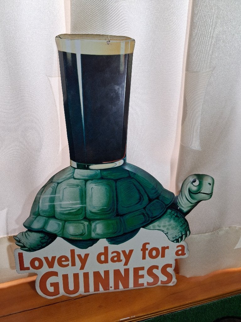 Guinness plaat., Verzamelen, Ophalen of Verzenden, Zo goed als nieuw, Reclamebord, Plaat of Schild, Overige merken