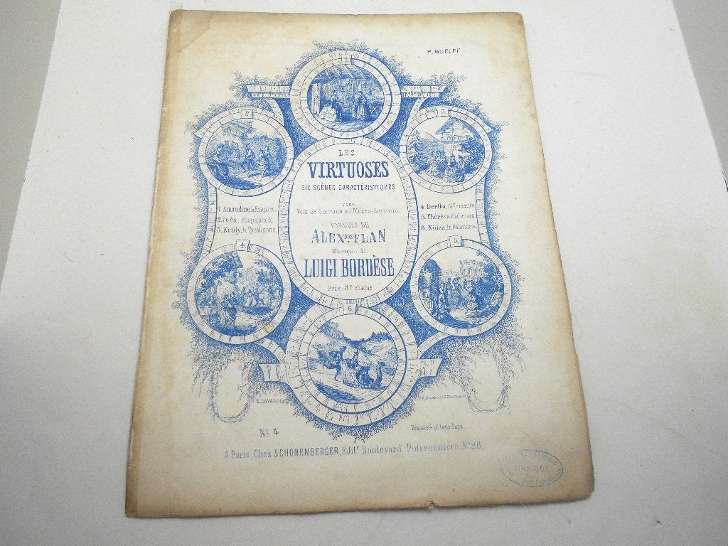 ancienne partition " Bertha l'allemande ", Musique & Instruments, Enlèvement ou Envoi, Utilisé