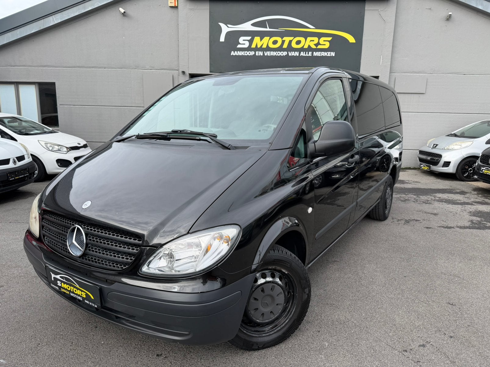 Mercedes Benz Vito 2.1 CDI *Dubbele Cabine* *Keuring+Carpass, Auto's, Airbags, Zwart, Leder, 5 deurs