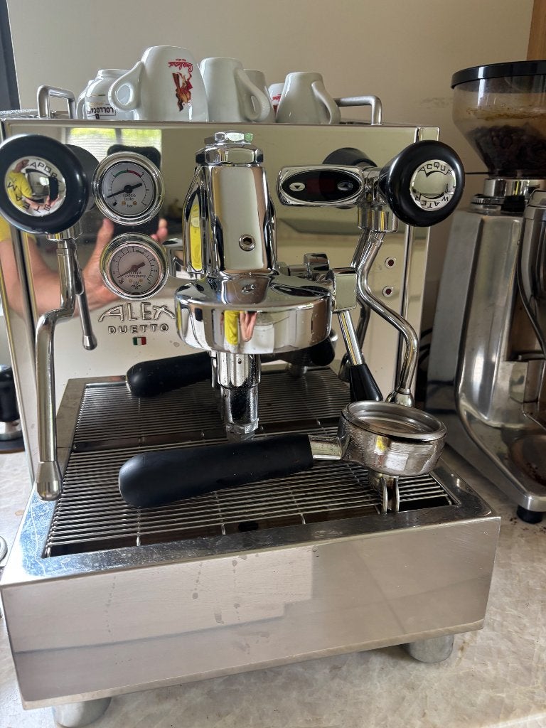 koffiemachine Alex Duetto, Elektronische apparatuur, Koffiezetapparaten, Ophalen, Gebruikt, Koffiemachine, Gemalen koffie