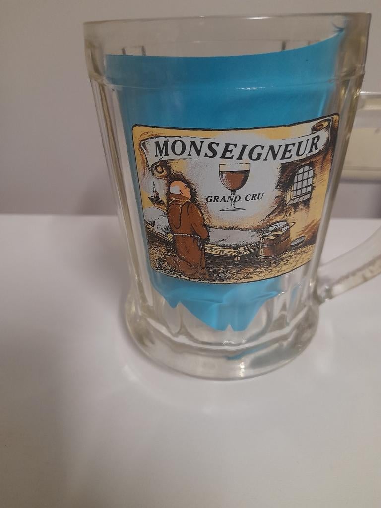 Bierglas monseigneur, Ophalen of Verzenden, Bierglas