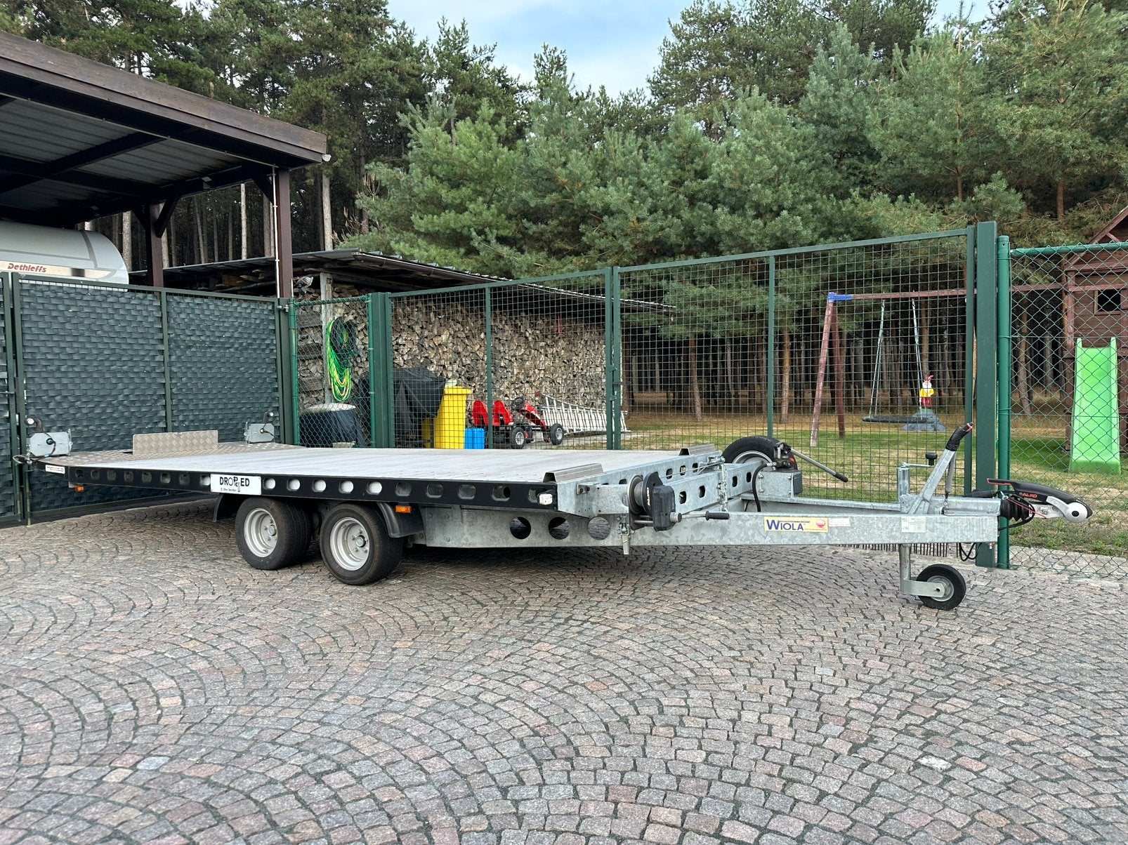 Autotrailer kantelbaar met winch in nieuwstaat! Zie foto’s!, Auto diversen, Ophalen, Zo goed als nieuw