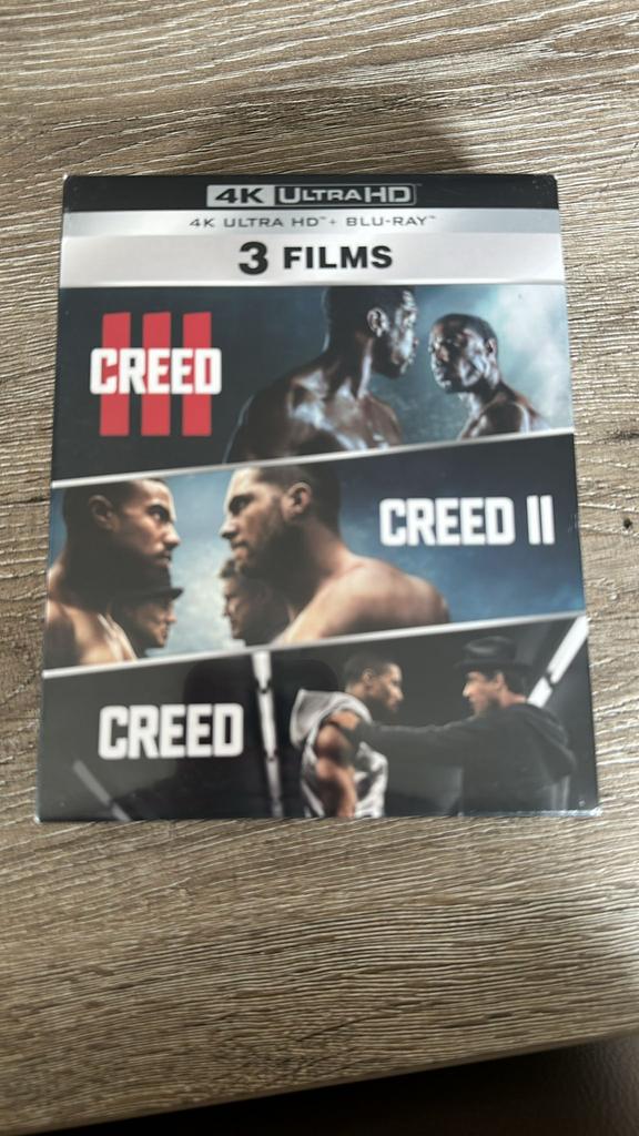 Creed Trilogy – 4K Ultra HD + Blu-ray (Nieuw / Sealed), Cd's en Dvd's, Blu-ray, Ophalen, Zo goed als nieuw