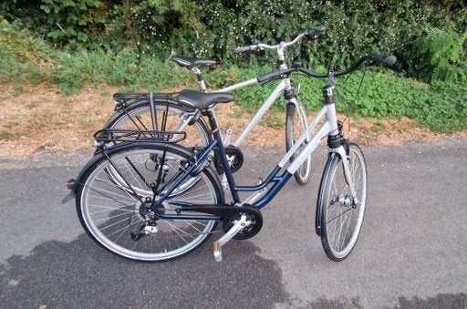Heren en een dames fiets van Minerva, model Horizon, Minerva Horizon, Gebruikt, Velgrem, Versnellingen