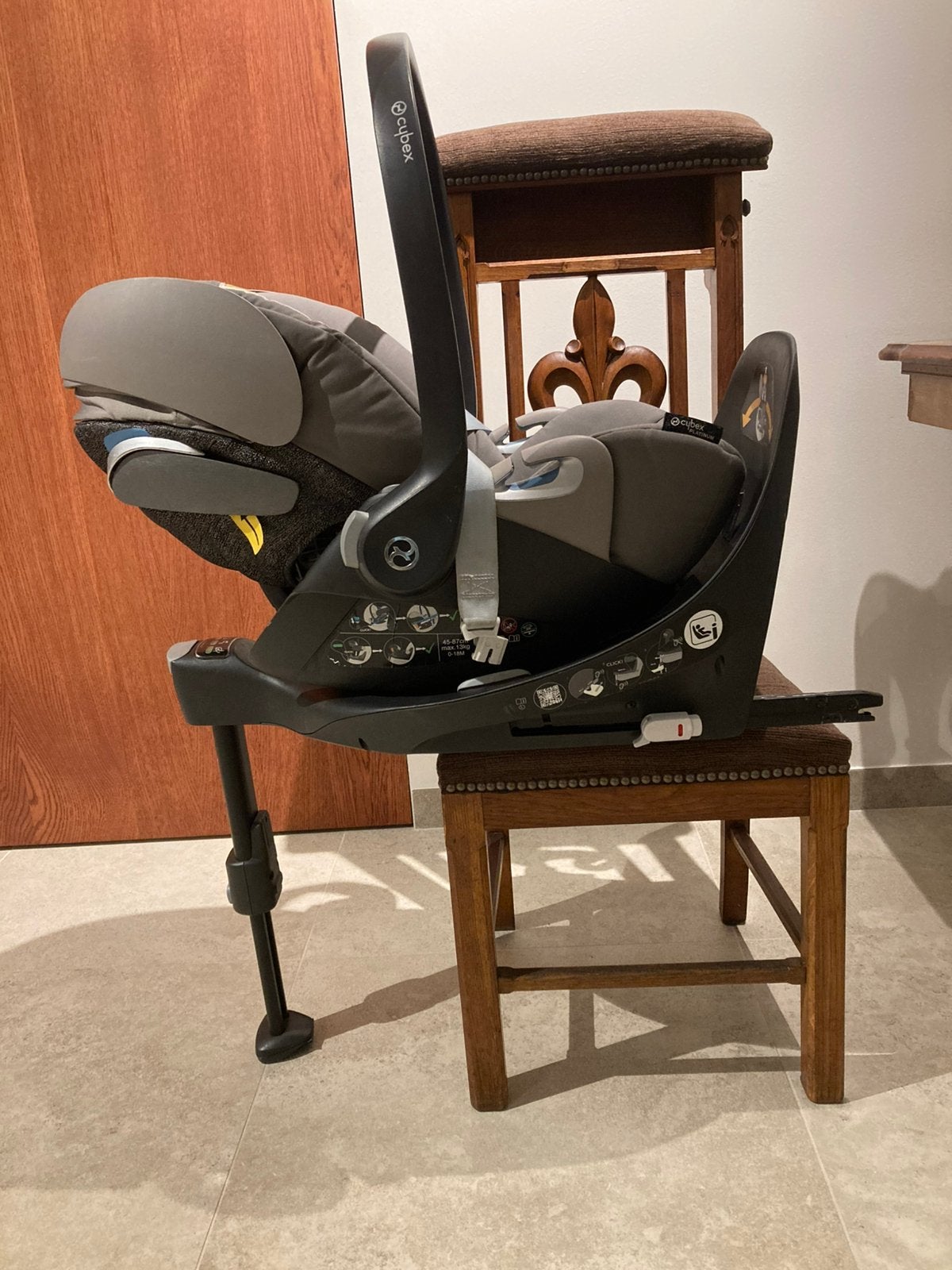 Siège auto portable Cybex avec isofix, Enlèvement, Comme neuf, Isofix