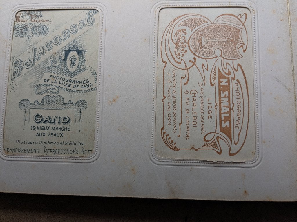 Photos anciennes, Avant 1940, Photo, Enlèvement, Utilisé