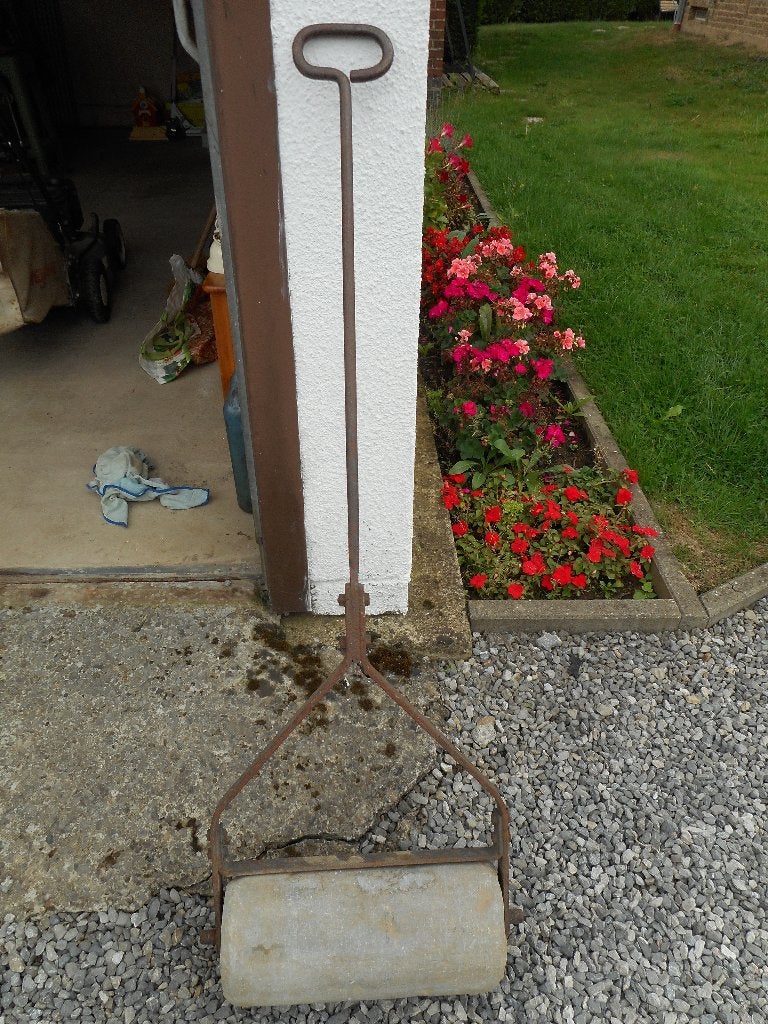 rouleau en pierre bleue 40cm, Enlèvement, Utilisé, Pierre