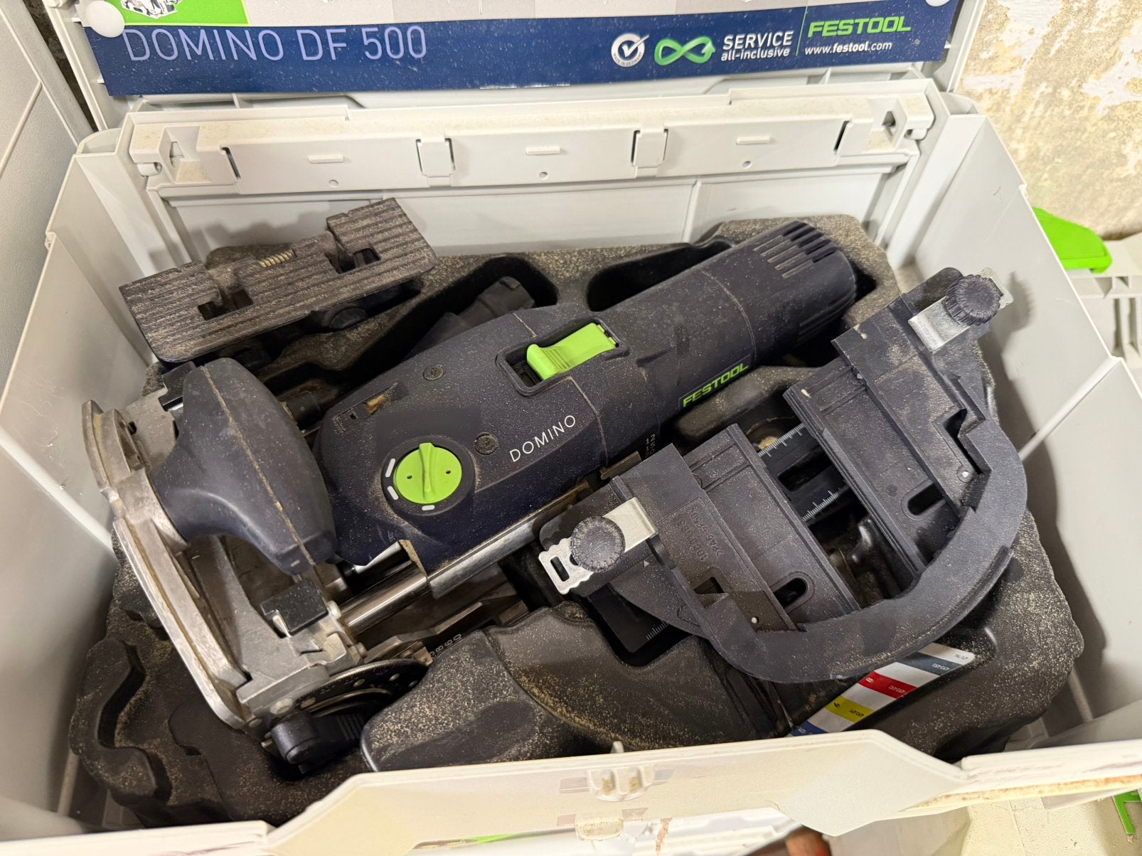 Festool Domino DF 500 Q-Plus, Enlèvement, Utilisé