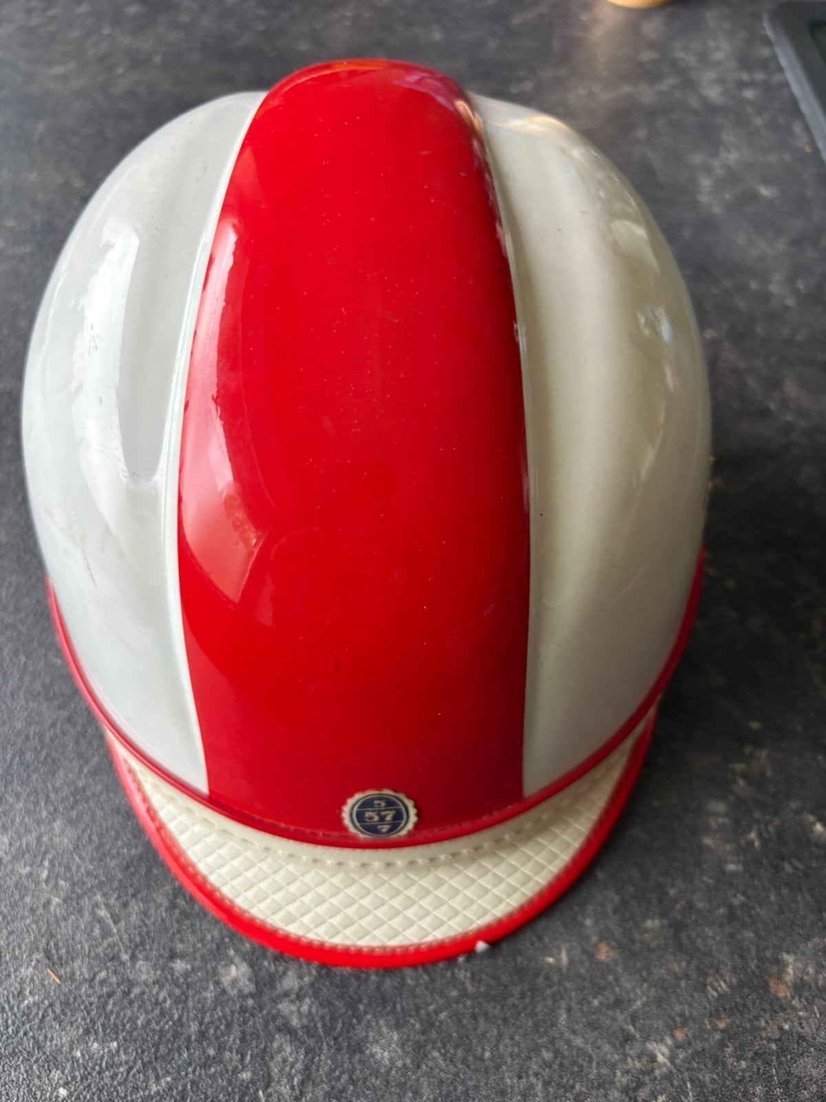 casque bol ancien de type « Monte Carlo », Vélos & Vélomoteurs, Enlèvement, Comme neuf