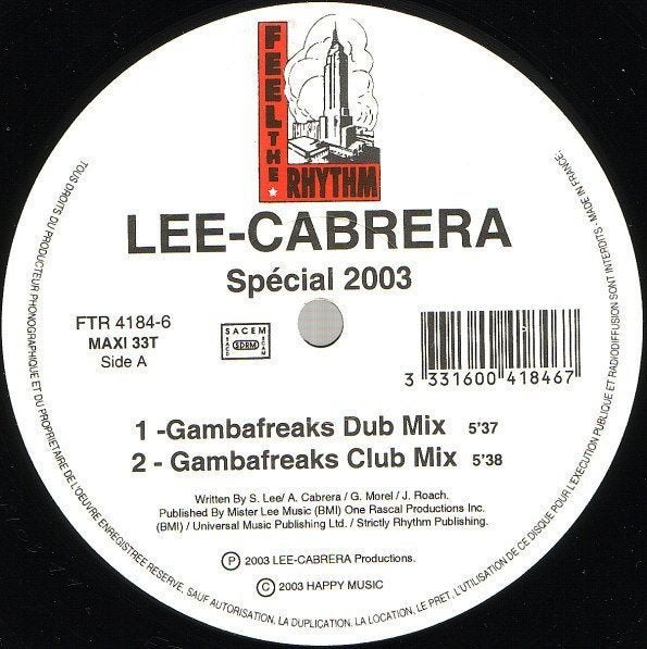 Lee-Cabrera - Special 2003 (The Remixes), Enlèvement ou Envoi, Comme neuf, 12 pouces, House
