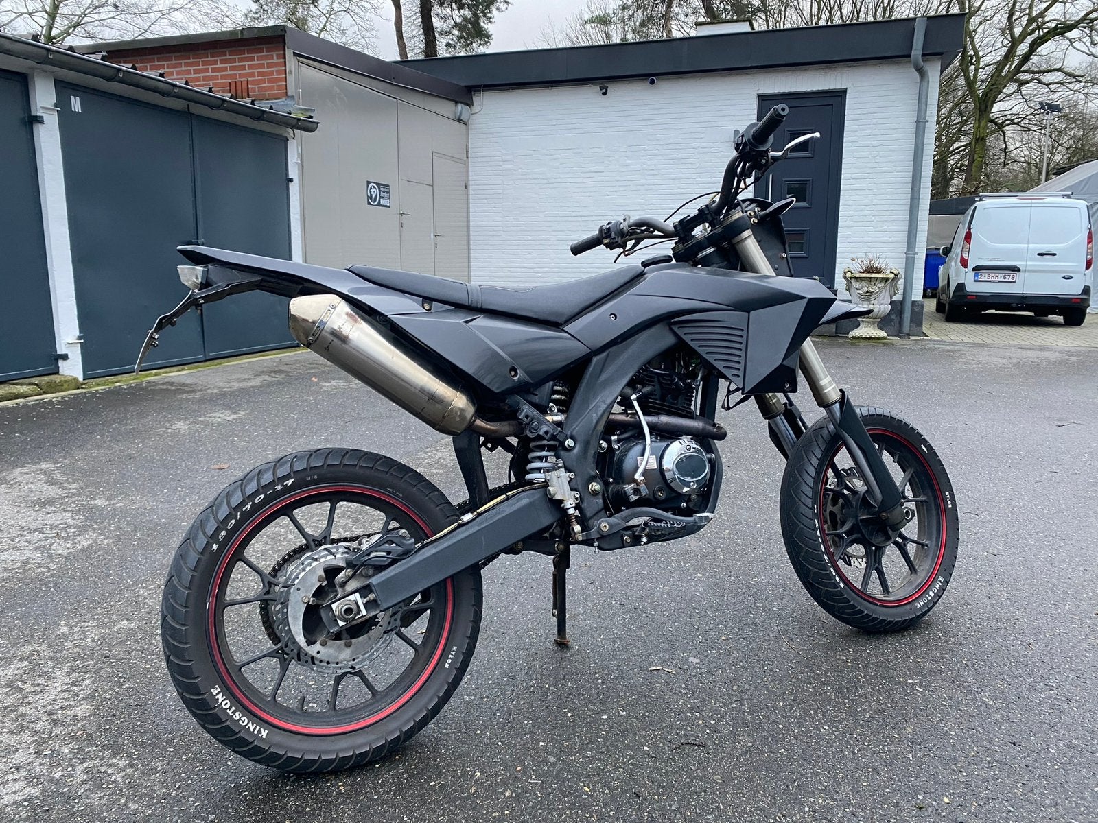 50cc brommer Orion RX50 zwart, Fietsen en Brommers, Ophalen, Gebruikt, Klasse B (45 km/u), 4 versnellingen