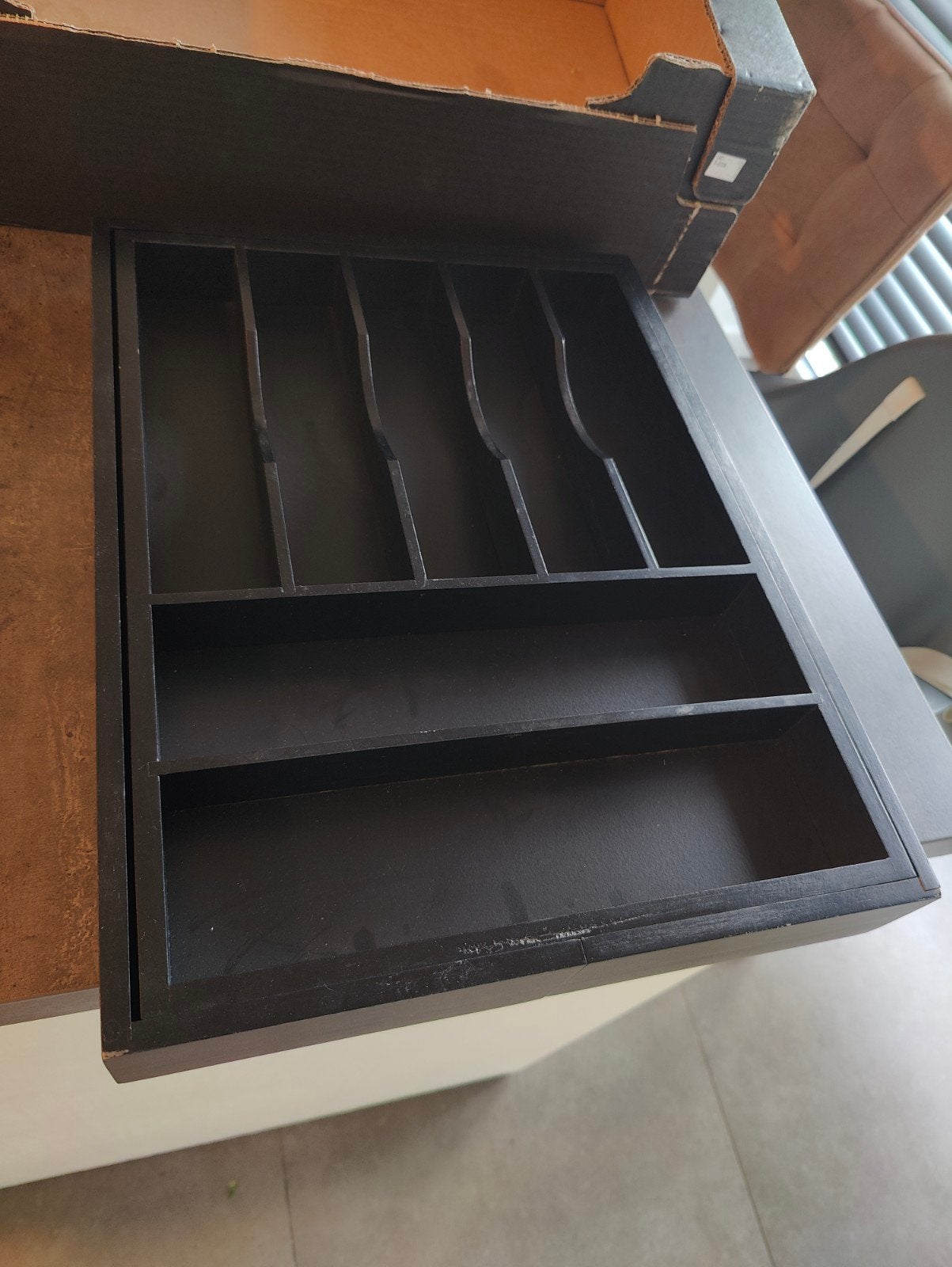 uitschuifbare besteklade, Huis en Inrichting, Ophalen, Minder dan 50 cm, Gebruikt, Minder dan 100 cm